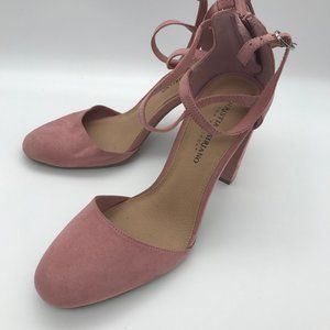 Christian Siriano for Payless Women's Pink Cross Strap Pump Heel